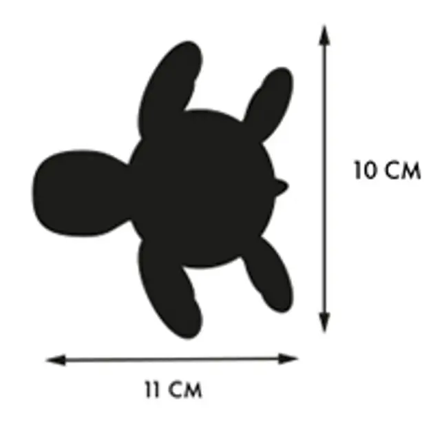 Pink Turtle Orbys Plush Clip