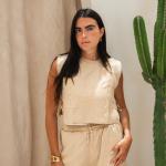 Off white linen Set