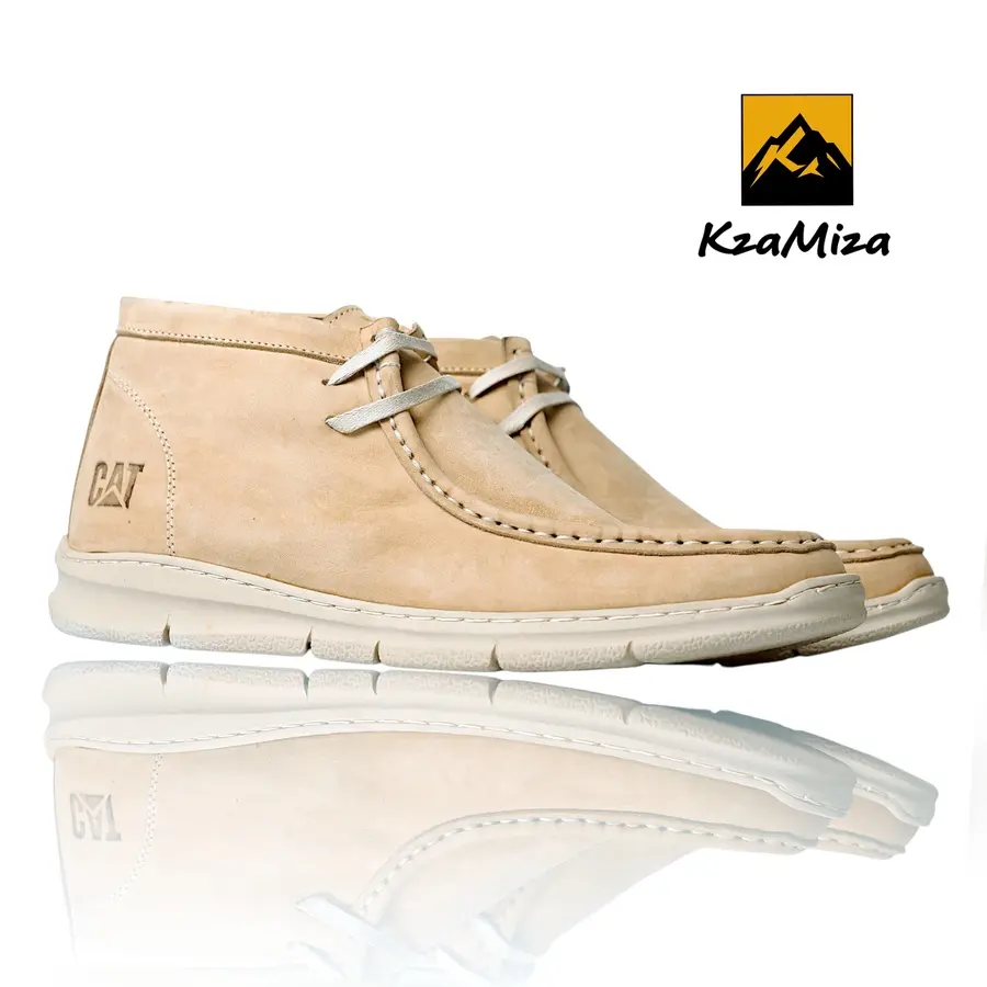 هاف بوت كاجوال رجالي جلد طبيعي 👞 Ankle Boot