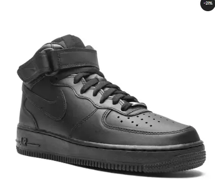 Nike Air Force 1 Mid 07 Black