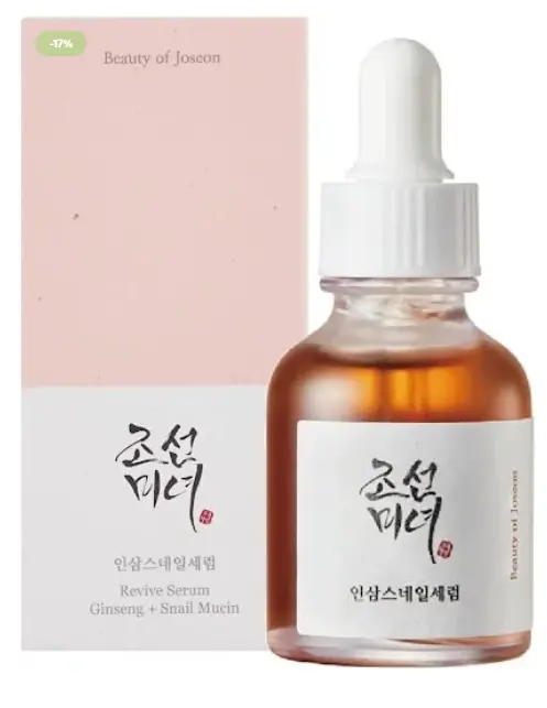 سيروم الإصلاح بالجينسنغ ومخاط الحلزون بيوتي أوف جونسون (30 مل) | Revive Serum