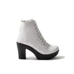 BOOT MID HEELS 5cm LEATHER B-25