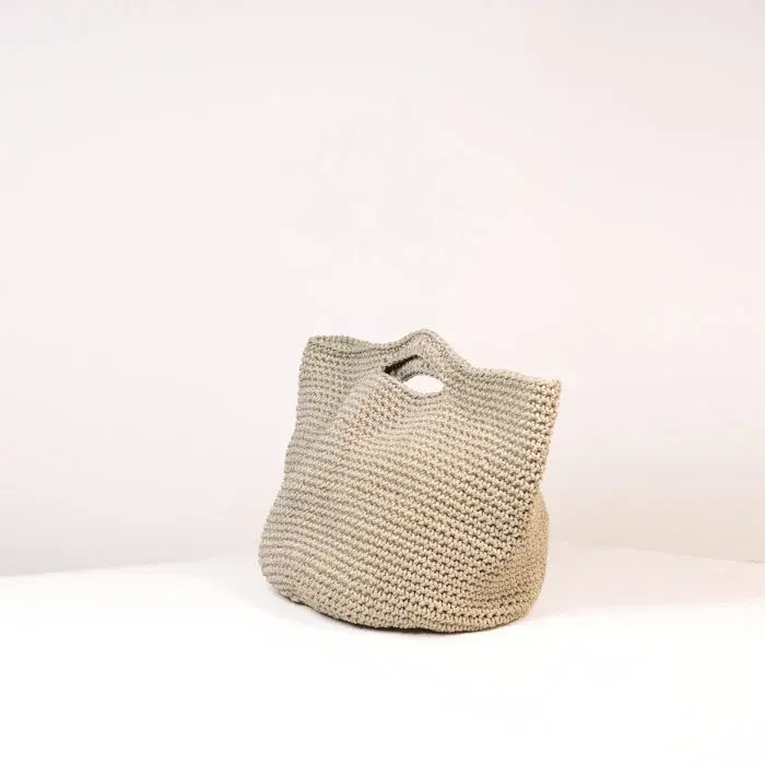 Marisol Crochet Tote Bag – Handmade Boho Shoulder Bag with Wooden Handles