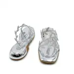 Elegant Flat slippers with Sparkling Leaf Detail SF-73