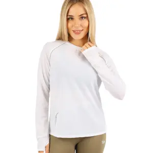 Long-Sleeve Training White Top