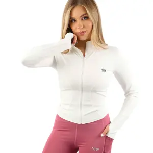 Verde Women's Zip White Jacket