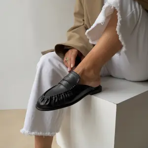 Cairo Ruched Mules