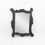 Handmade Flowing Black Frame Wall Mirror