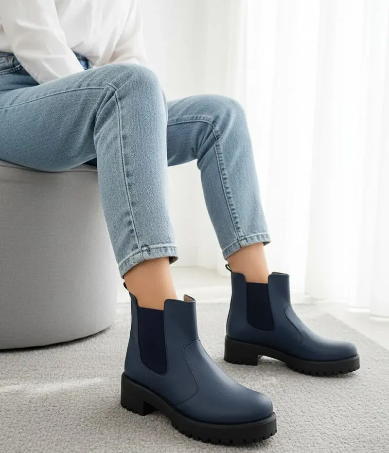 Ankle Boot Leather B-1