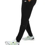 Back Logo Black Jogger Pants
