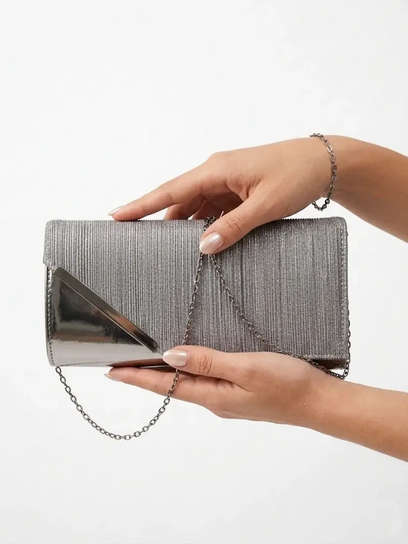 Elegant Evening Clutch Bag with Chain – VS-43