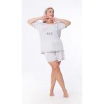 Cotton Embroidered Pajama Shorts Set – Soft & Comfortable Summer Sleepwear