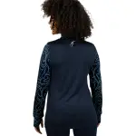 High-Neck Limitless Navy Top