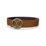 BELT Leather With Gold Buckle-T-3