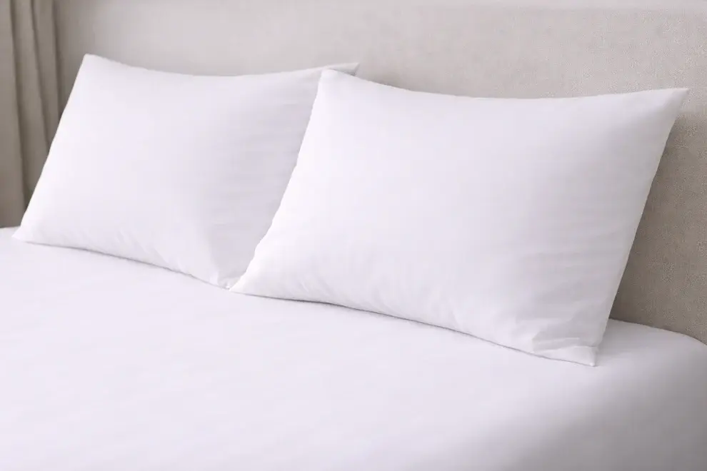 Agha Home Essential Comfort Microfiber Pillowcases White (2PCS)