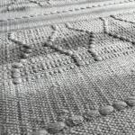 Soft Grey Textured Kilim