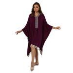 Multiple Colors Cotton Embroidered Nightgown 865