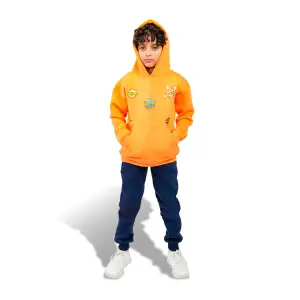 Orange Hoodie with "OMG" Print 🧡✨