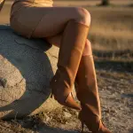 Elegance Leather Boots R-888
