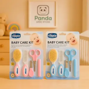 طقم عناية شيكو ٥ قطع فرشاه شعر طبيعي