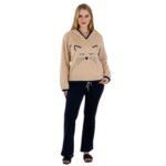 ✨ Cozy Winter Melton Pajama Set – Soft Fur Fabric