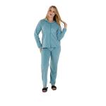 Women’s Soft Button-Down Pajama Set – Long Sleeve Lounge Wear