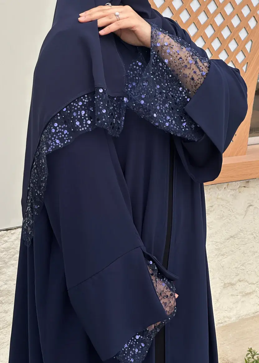 Wealth Abaya – Navy