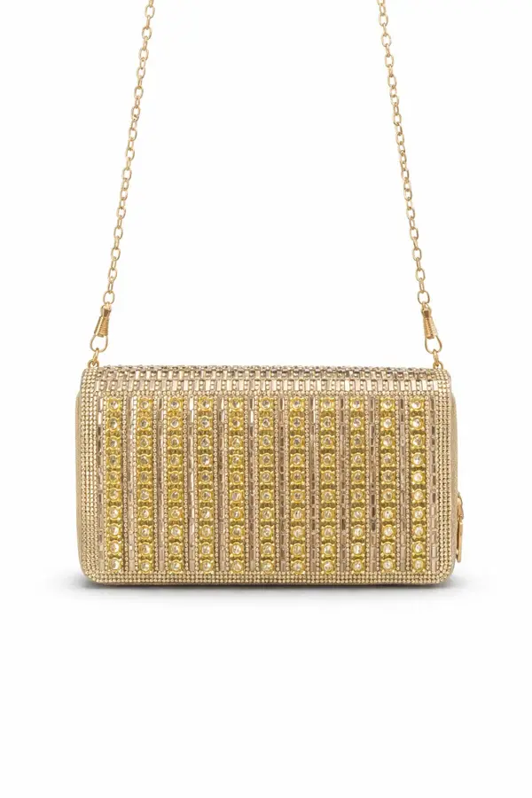 Full Crystal-Encrusted Evening Bag VS-73