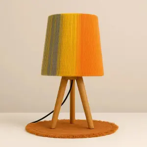 Makrami Boho Table Lamp 037