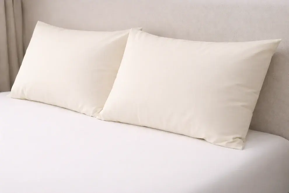 Agha Home Essential Comfort Microfiber Pillowcases Off White (2PCS)
