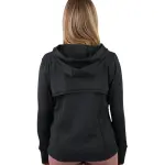 Power-Up Hooded Black Jacket