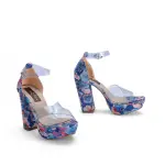 Multicolored Heel Sandal - R-107