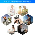 M D Stay Fit Hand Grip Strengthener, Hand Grip Strengthener Forearm Exerciser, Adjustable Resistance 10-60kg, Ideal for Musicians, Athletes, Hand Rehabilitation Exercises
