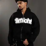 Dimlicht Zip - BLACK HOODIE