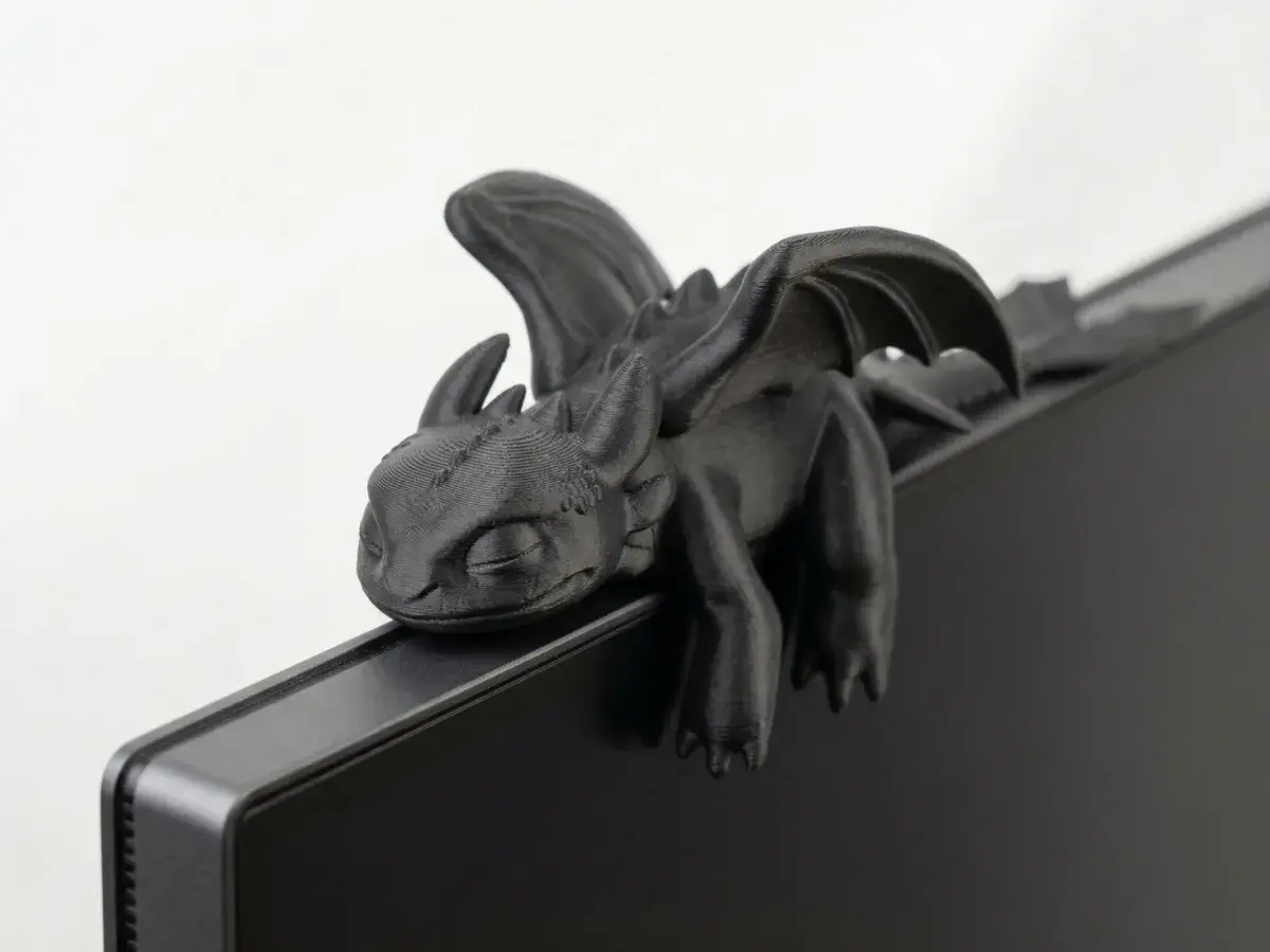 Sleeping Toothless Monitor Buddy