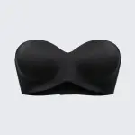 Strapless Underwire Bra Plus Size Bandeau with Removable Straps