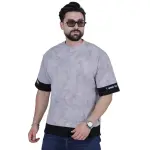 Grey and Black Oversize T-Shirt