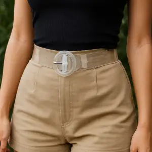 Transparent Belt with Round Buckle T-37