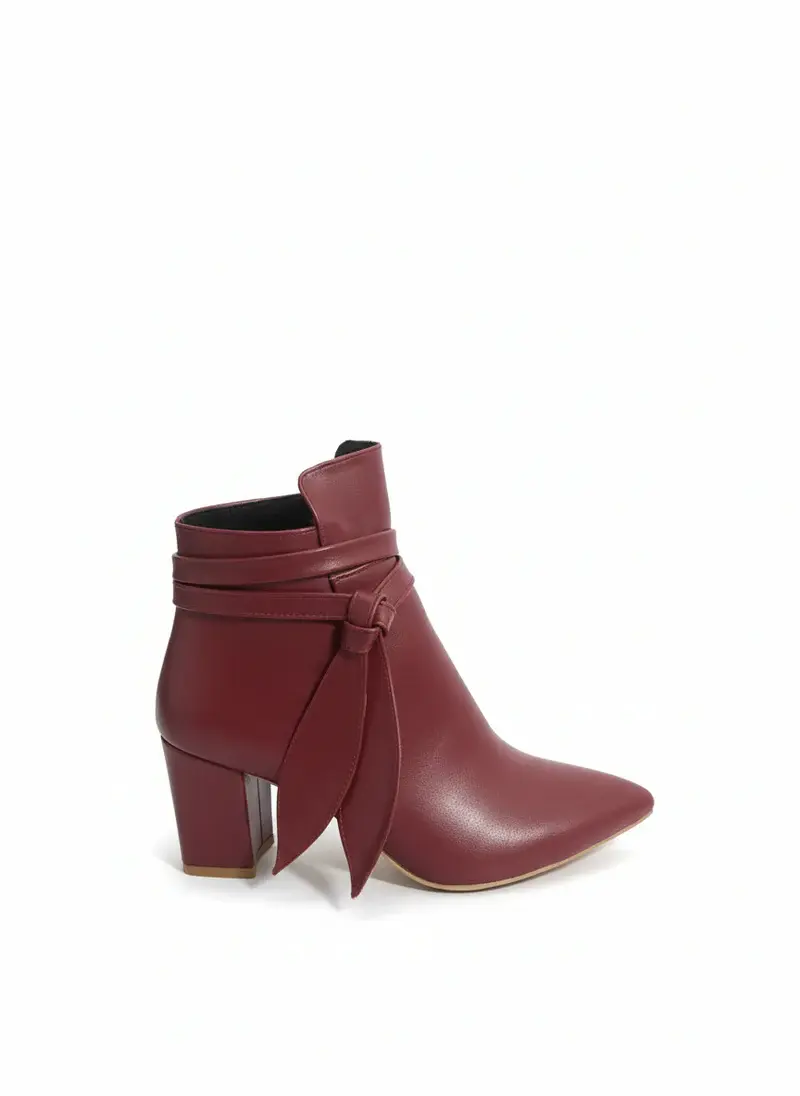 Side Bow Elegant Boot R-502