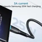 Joyroom SA32-CC3 60W Fast Charging Data Cable (Type-C to Type-C) 1m