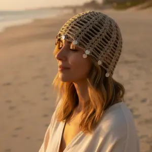 The Nacre Crochet Cap