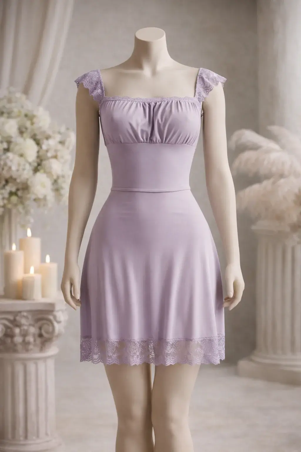 Mini Dress - مايكروفايبر