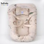 طقم بيبي نيست جوانب ، سرير محمول بيد مع ناموسية ومخدة ، وجانب قابل للفك والتوسيع ، ماي فيرست بيبي الوان متعددة