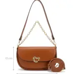 Bag with Feminine Heart Detail BA-63