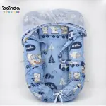 طقم بيبي نيست جوانب ، سرير محمول بيد مع ناموسية ومخدة ، وجانب قابل للفك والتوسيع ، ماي فيرست بيبي الوان متعددة