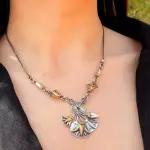 كوليه فضه عربي زهره اللوتس مدهب في سلفر