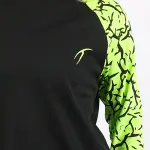 Crew Neck Long Sleeve Green Top