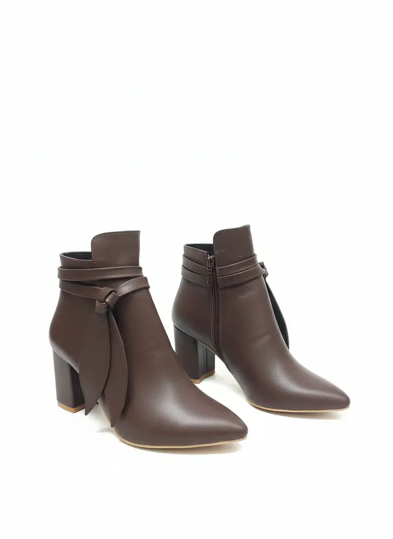 Side Bow Elegant Boot R-502