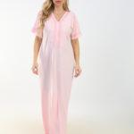 Elegant Cotton Dress with Embroidery – Relaxed & Stylish