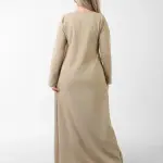 Luxury Winter Abaya in Melton Jacquard – Where Warmth Meets Elegance